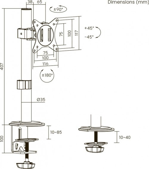 Brateck LDT66-C01