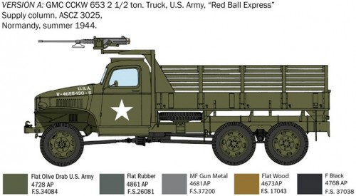 ITALERI GMC 2 1/2 Ton 6x6 Truck D-Day 80 Anniversary (1:35)