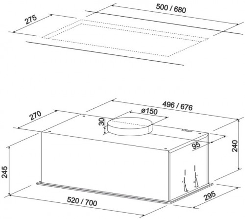 SeeNERGY B-IN Spot Vetro 52 WH