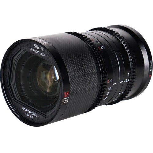 SIRUI 35mm T2.9 1.6x Saturn Carbon