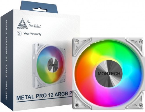 Montech Metal Pro 12 ARGB PWM White