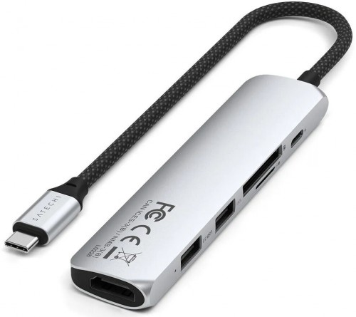 Satechi 6-in-1 USB-C Slim Multiport Adapter