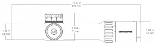 Vector Optics Continental x10 1-10x28 ED VET-CTR FFP