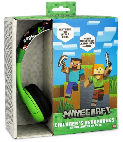 OTL Minecraft Creeper Wired Headphones
