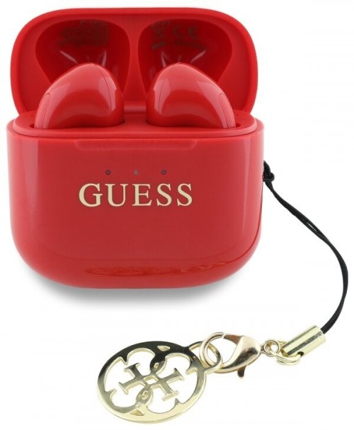 GUESS Glossy Effect Printed Classic Logo & Charm
