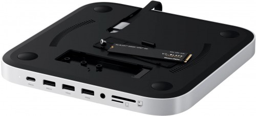 Satechi Stand & Hub For Mac Mini / Studio With NVMe SSD Encl