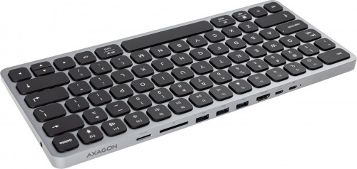 Axagon Multi-port USB-C 5Gbps hub with keyboard