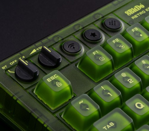 8BitDo Retro 87 Mechanical Keyboard - Xbox Edition