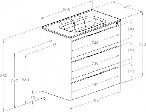 Roca Alpine 80 A852017606