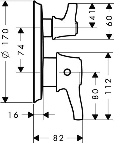 Hansgrohe Ecostat Classic 15753000