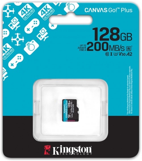 Kingston microSDXC Canvas Go! Plus Gen4 128Gb