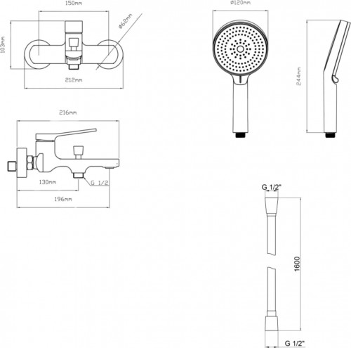 Q-tap Slavonice QTSLA259BLM4591848027