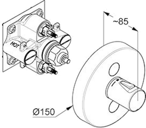 Kludi Push 389120538