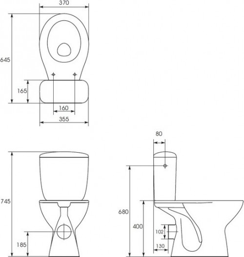 Cersanit Naxos 814 K08-188