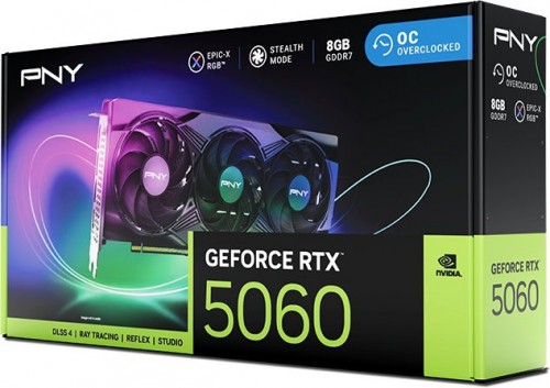 PNY GeForce RTX 5060 ARGB EPIC-X RGB Overclocked Triple
