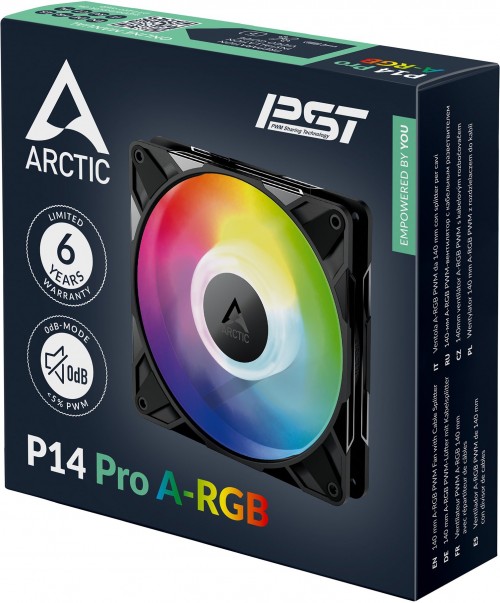 ARCTIC P14 Pro A-RGB Black