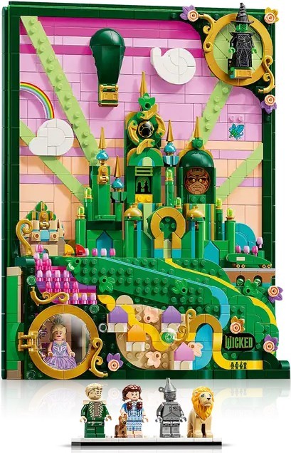 Lego Emerald City Wall Art 75685