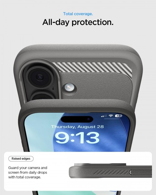 Spigen Rugged Armor with MagSafe for iPhone 17