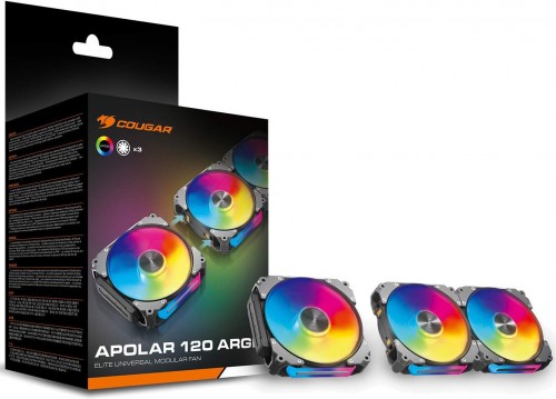 Cougar Apolar 120 ARGB Black 3-pack