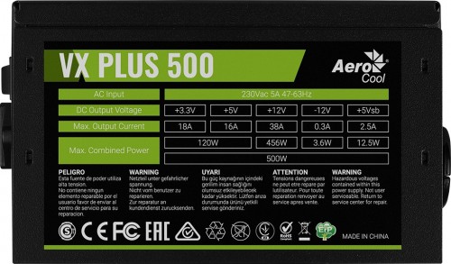Aerocool VX Plus Stealth 500W