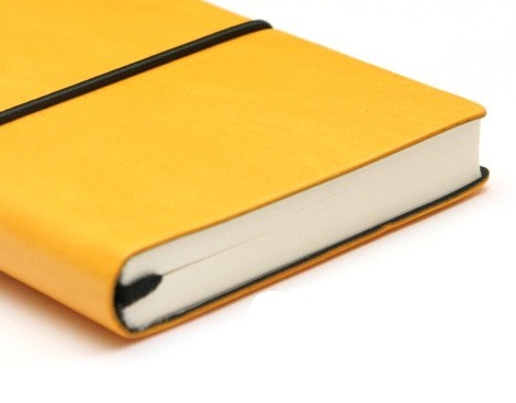 Ruled Notebook Pocket Yellow