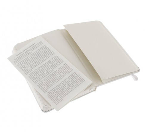 Plain Notebook Pocket White