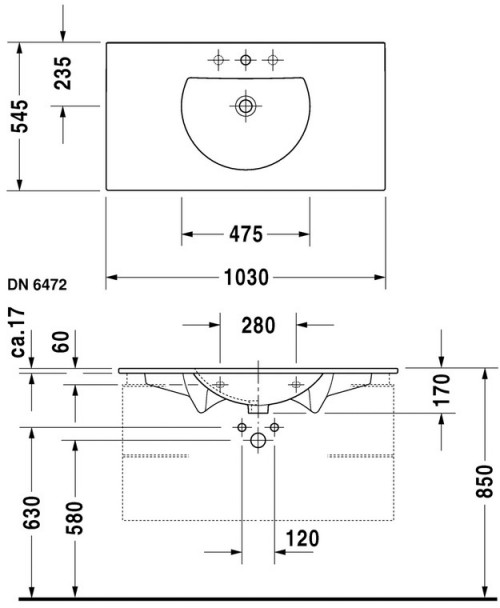 Чертеж с размерами