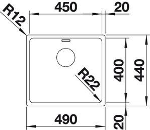Blanco Andano 450-IF