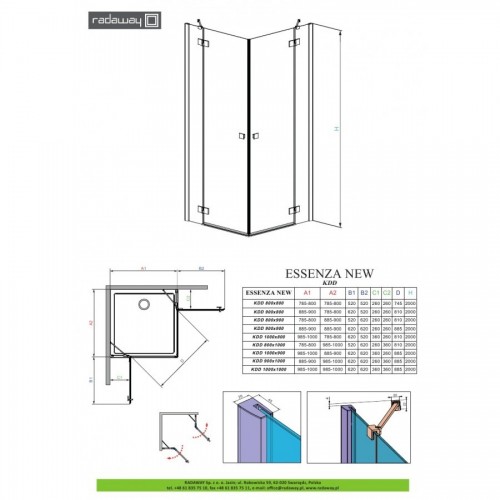 Radaway Essenza New KDD