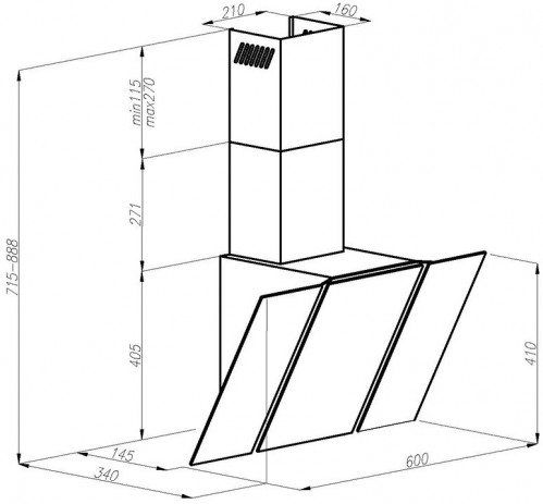 Вытяжка Perfelli DN 6511