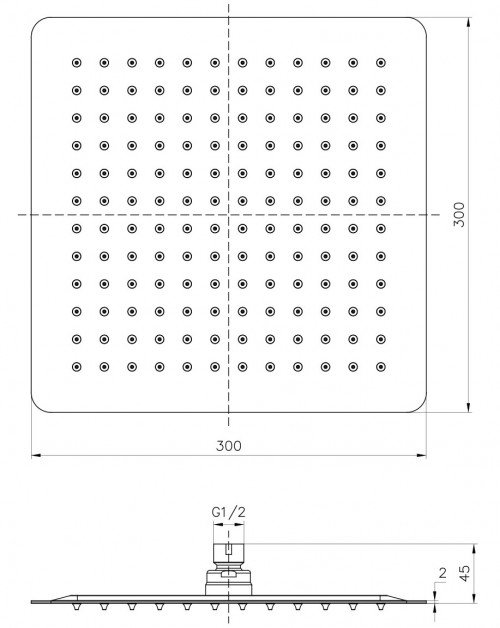 Чертеж с размерами Imprese SQ300SS2