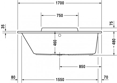 Duravit DuraStyle 170x70