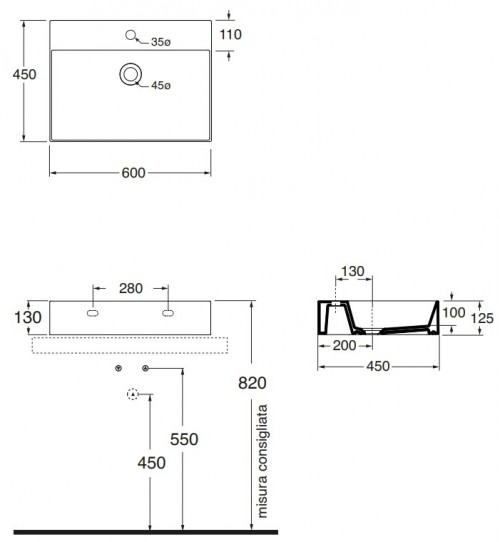 AZZURRA Elegance Squared EQA 60M