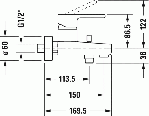 Duravit B.2 B25230000