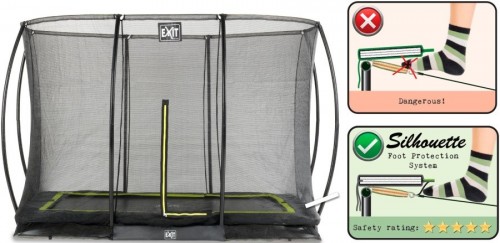 Exit Silhouette Ground 8x12ft Safety Net