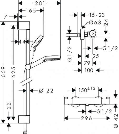 Hansgrohe Crometta Vario 27812