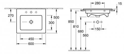 Villeroy & Boch Verity Line 4A1660