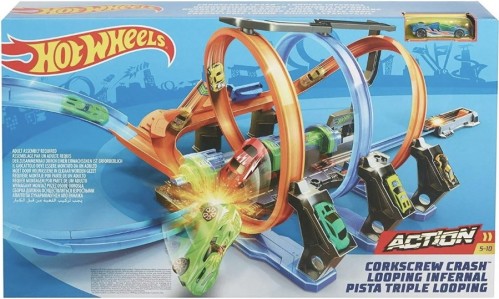 Hot Wheels Corkscrew Crash