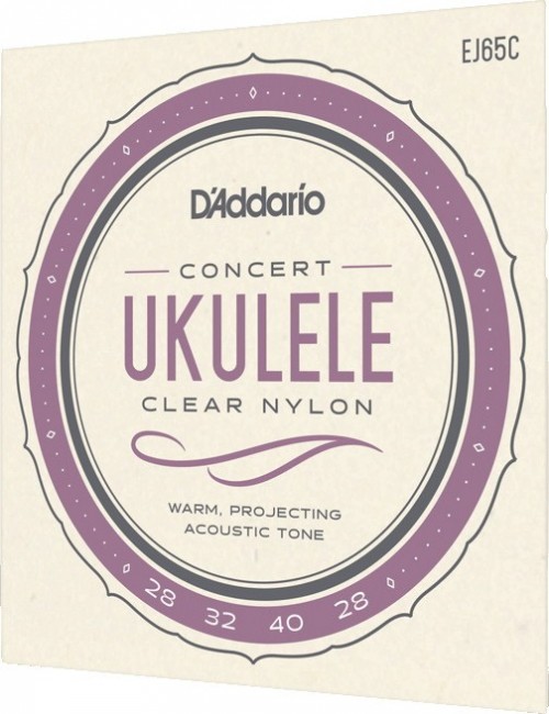 DAddario Clear Nylon Ukulele Concert