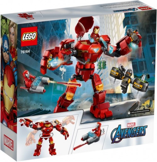 Lego Iron Man Hulkbuster versus A.I.M. Agent 76164