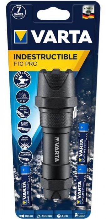 Varta Indestructible F10 Pro LED 3xAAA