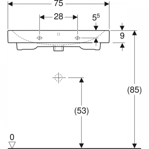 Geberit iCon 75 124078000