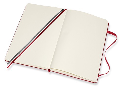 Moleskine Plain Notebook Expanded Red