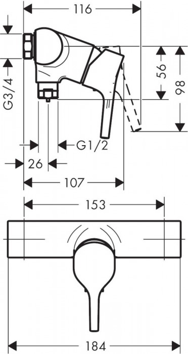 Hansgrohe Talis S 72601000