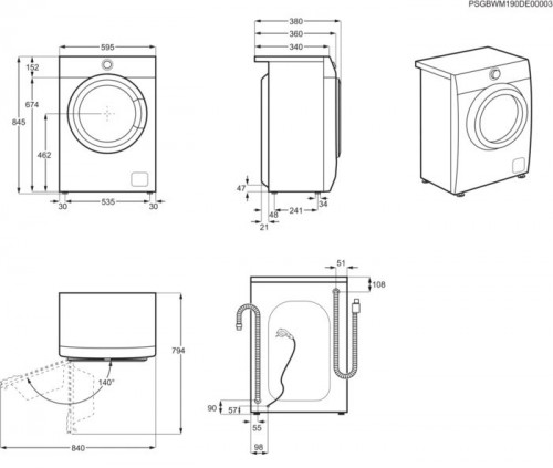 Electrolux PerfectCare 600 EW6S504WP