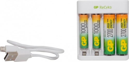 GP E411 + 2xAA 2700 mAh + 2xAAA 1000 mAh