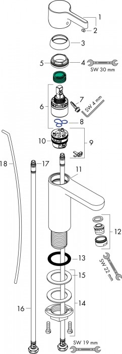 Hansgrohe Metris S 31016000