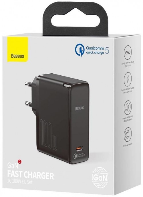 Упаковка BASEUS GaN2 Fast Charger 1C 100W