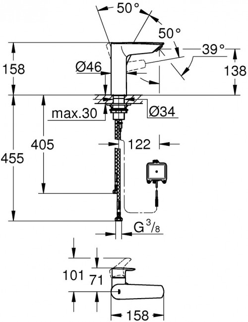 Grohe Eurosmart 23975003