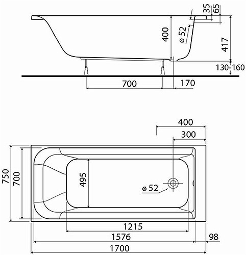 Kolo Rekord 170x75 XWP3670000